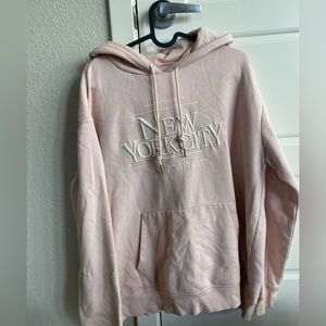 Pink New York sweat-shirt